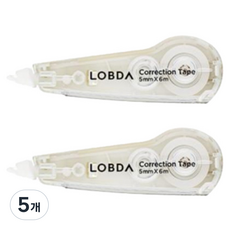 lobda 修正帶替換帶 2入, 5個, White Haze