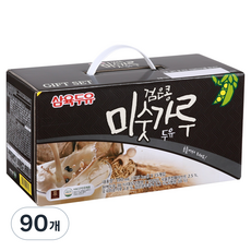 삼육두유 검은콩 미숫가루 두유 파우치, 190ml, 90개