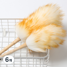 코멧 홈 양모 먼지털이개 S (18 x 16cm), 혼합 색상, 6개