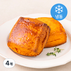 제로밀 글루텐프리 쌀스콘 황치즈 (냉동), 87g, 1개입, 4개