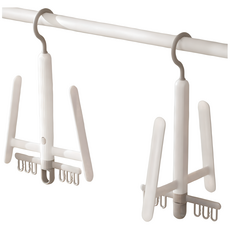 FaSoLa 多功能曬鞋架, 2個, 白色