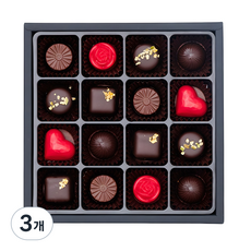 카카오리퍼블릭 넛티플레져 초콜릿 16p 선물세트, 175g, 3개