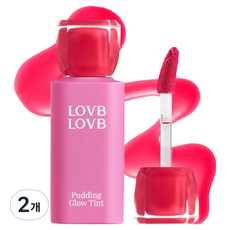 럽럽 푸딩 글로우 립틴트, 03 캔디베리, 2개