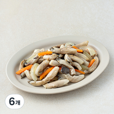 식탁위의사계 느타리버섯볶음, 120g, 6개