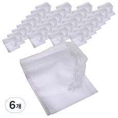 데일리픽 일회용 국물 다시백 15 x 20 cm, 대(L), 6개, 100개입