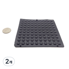 3M Bumpon 防滑貼紙 A0025 100入, 2個, 黑色