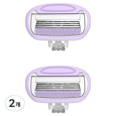 마켓링 깔끔한 여성제모기 면도날 퍼플, 2개, 2개입