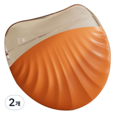 CMK 粉彩臉部刮痧板, 橘色, 2個