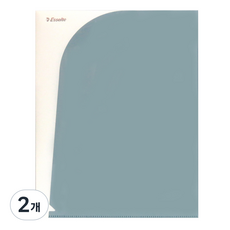 에셀트 4포켓 폴더 화일, GRAY(ES74207), 2개