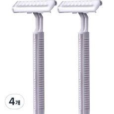 Blue Market 酒店一次性剃須刀 白色, 4個, 1入
