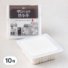 한둘 명인이 만든 연두부, 125g, 10개