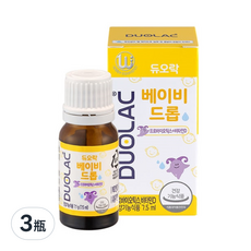 Duolac 嬰幼兒益生菌Plus維他命D滴劑, 7.5ml, 3瓶
