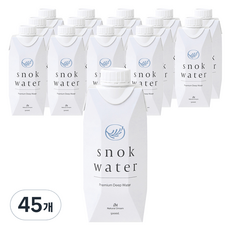 스녹 워터 종이팩 해양심층수, 45개, 500ml