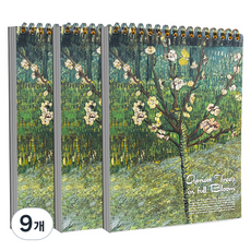 알로데 시니어 드로잉 스케치북 TYPE06 꽃나무, A4, 60매, 9개