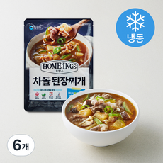 청정원 호밍스 차돌 된장찌개 (냉동), 200g, 6개