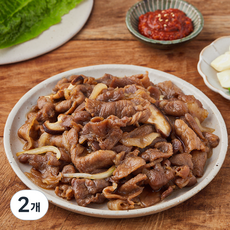 고급진 기사식당 돼지불백, 2개, 600g