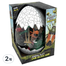 動物遊戲 恐龍蛋 昆蟲 公仔 套組, 2個