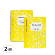 Iciel design Composition Second 月間計畫本 2入組, 黃色