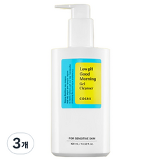 코스알엑스 약산성 굿모닝 대용량 젤 클렌저, 400ml, 3개