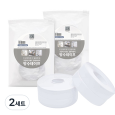 RAON LIFE&COMPANY 超強力多用途防黴防水膠帶 白色 2入, 2套