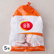 올품 6호 두마리 통닭, 1kg, 5개