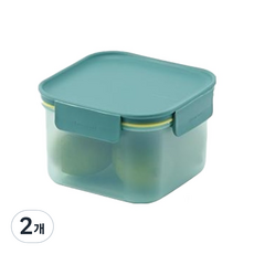 락앤락 프레쉬 프로텍트 밀폐용기 그린, 2개, 860ml
