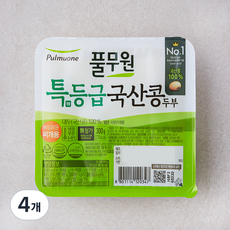 풀무원 특등급 국산콩두부 찌개용, 300g, 4개