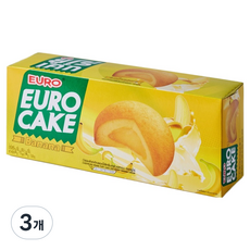 泰國 EURO 香蕉卡士達蛋糕, 144g, 3個