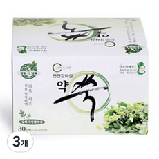 강화섬약쑥 좌욕 좌훈 전용 강화섬 약쑥티백 30p, 3개