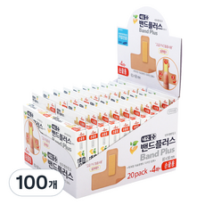 네오메디제약 밴드플러스에이 PVC 손가락밴드, 4개입, 100개