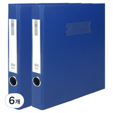 마이다스 PVC 고주파 D링 A4 바인더 3공 3cm, 청색, 6개