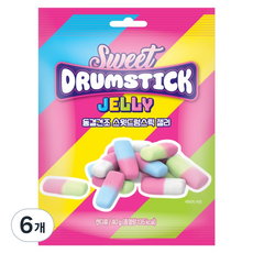 The Sweet 冷凍乾燥甜雞腿果凍, 6個, 40g