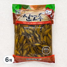 반찬단지 산고추, 500g, 6개