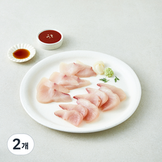 노량진 수산 시장 중도매인 90번 방어회 (냉장), 2개, 150g