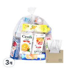 담다비닐 이지롤 분리수거용 쓰레기봉투 60p, 40L, 3개