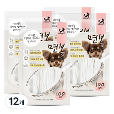 딩동펫 반려동물 전용면봉 100매입, 12개