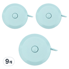 La Boum 粉彩迷你捲尺 藍色, 1.5m, 9個