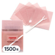 파인듀 자연스러운 쌍커풀 테이프, 1500개, 핑크