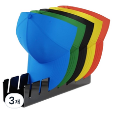 테일스타 아크릴 모자 진열대, 블랙, 3개