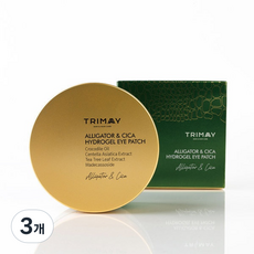 트리마이 하이드로겔 아이 패치 팩 엘리게이터 & 시카 96g, 60개입, 3개