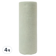 캐롤링 빨아쓰는 극세사 다용도 롤 행주타올 그린, 4개, 20개입