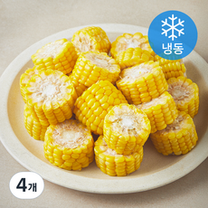 싱싱 절단 옥수수 (냉동), 1kg, 4개, 1개입