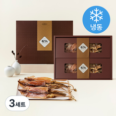 동명상회 동해안 마른오징어 10마리 고급 선물세트 850g 내외 + 쇼핑백 (냉동), 3세트