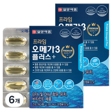 일양약품 프라임 오메가3 플러스, 30정, 6개