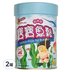 Mom's Kitchen 媽媽的廚房 寶寶魚鬆 超細緻 原味, 20g, 2罐