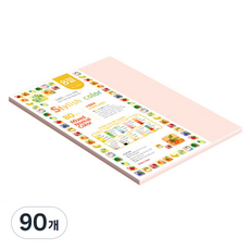 종이문화 스타일리쉬 얇은 혼합색지 07 SN Pink Tone 80g, 8절, 90개