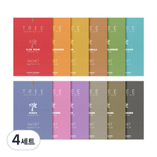 아로마스퀘어 사쉐트리 종이사쉐 12종 세트 본품 L, 4세트