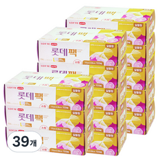 롯데이라이프 위생팩 알뜰형, 소(S), 100개입, 39개