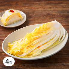농가식품 실속 백김치, 1kg, 4개