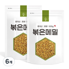 볶은 메밀, 500g, 1개입, 6개